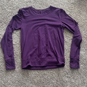 lululemon athletica Purple Long Sleeve Sweatshirt